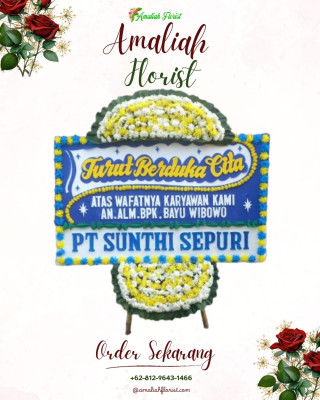 Papan Bunga Duka di Beji Timur