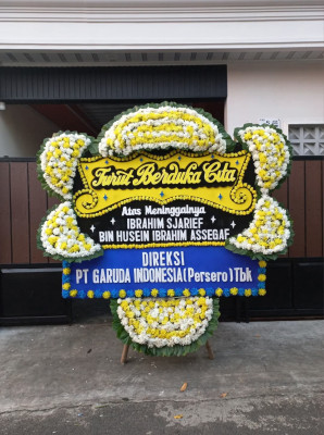 Papan Bunga Duka di Beji Timur
