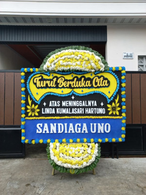 Papan Bunga Duka di Beji Timur
